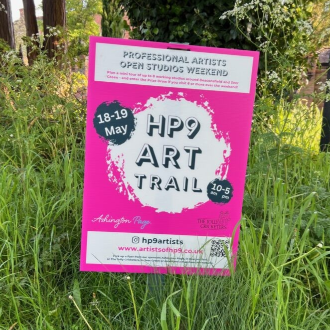 Art Trail 24 Poster in Grass HP9 artists